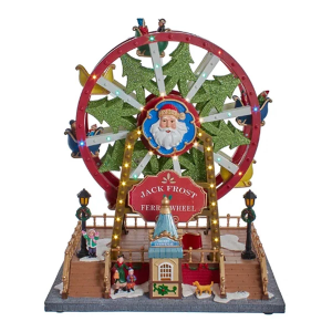 Kurt S. Adler 13" Lighted Musical Christmas Ferris Wheel