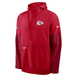 Kansas City Chiefs Nike 2025 Sideline Anorak Mid Athletic Jacket Small Red