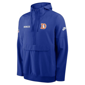 Denver Broncos Nike 2025 Sideline Anorak Mid Athletic Jacket 2XLarge Royal