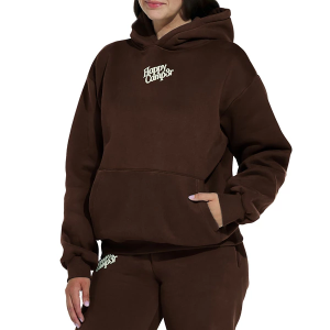 Women's Happy Camp3r Puff Series Hoodie Large Chestnut Brown