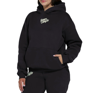Women's Happy Camp3r Puff Series Hoodie Medium Charcoal Grey Heather
