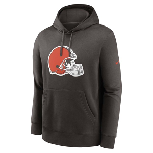 Cleveland Browns Nike Club Logo Hoodie XLarge Brown