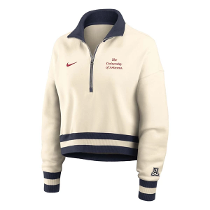 Arizona Wildcats Nike Women's Legacy 1/4 Zip Large Natural