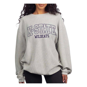 Kansas State Wildcats Chicka-D Women's Crew Medium Steel