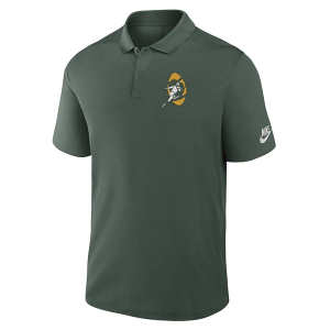 Green Bay Packers Nike Victory Rewind Polo Medium Fir
