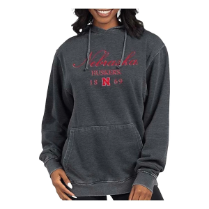 Nebraska Cornhuskers Chicka-D Women's Hoodie XLarge Charcoal