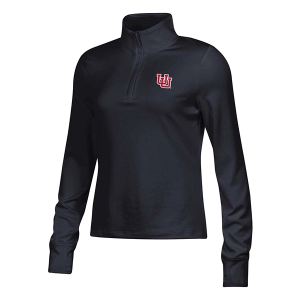 Utah Utes Under Armour Women's Safety 1/4 Zip Small Black
