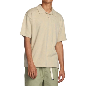 Men's RVCA Leaf Line Polo Medium Ceramic