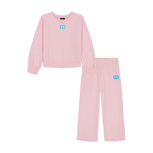 Girls' Under Armour Rival Flare Set 4Y Pink