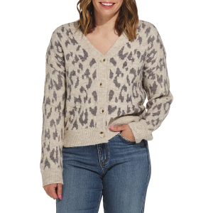 Women's Gilli Cardigan Leopard Small Beige