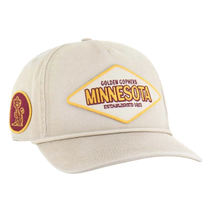 Minnesota Golden Gophers 47 Brand Carin Hitch Adjustable Hat One Size Tan