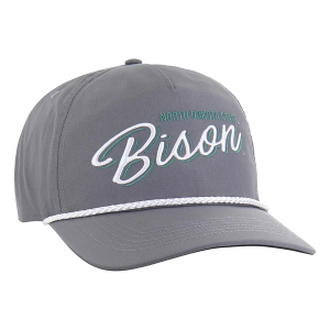 North Dakota State Bison 47 Brand BRR Fairway Hitch Adjustable Hat One Size Dark Grey