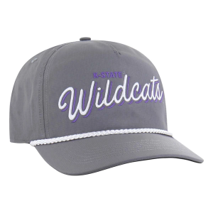 Kansas State Wildcats 47 Brand BRR Fairway Hitch Adjustable Hat One Size Dark Grey