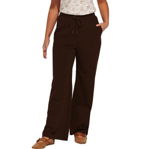 Women's Mikarose Wide Leg Pants Large Maroon