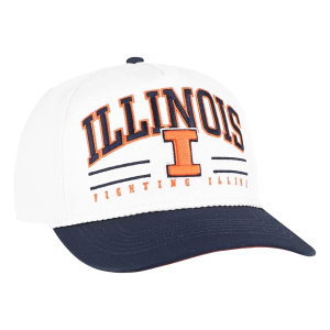 Illinois Fighting Illini 47 Brand Roscoe Rope Adjustable Hat One Size White/Navy