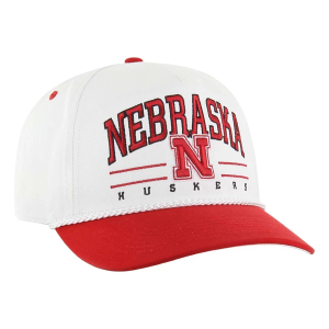 Nebraska Cornhuskers 47 Brand Roscoe Rope Adjustable Hat One Size White/Red