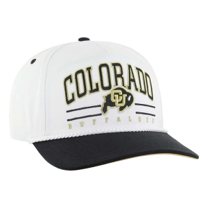 Colorado Buffaloes 47 Brand Roscoe Rope Adjustable Hat One Size White/Black