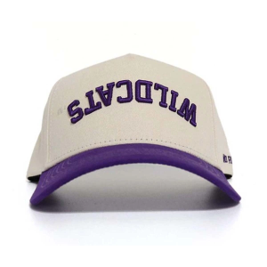 Kansas State Wildcats NO RIVALS Upside Down Adjustable Hat One Size Cream