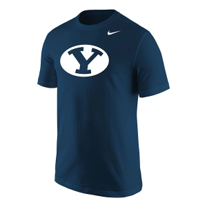BYU Cougars Nike Logo T-Shirt 3XLarge Navy