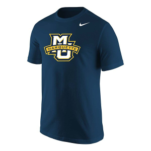 Marquette Golden Eagles Nike Logo T-Shirt XLarge Navy