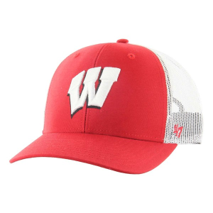 Wisconsin Badgers 47 Brand Vault Tracker Adjustable Hat One Size Red/White