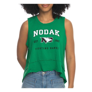 ZooZatZ Women's North Dakota Fighting Hawks Flowy Tank