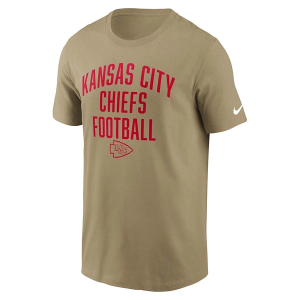 Kansas City Chiefs Nike Rewind Essential T-Shirt 2XLarge Tan