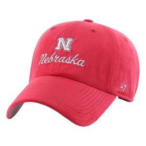 Nebraska Cornhuskers 47 Brand Women's Spirited Cleanup Adjustable Hat One Size Red
