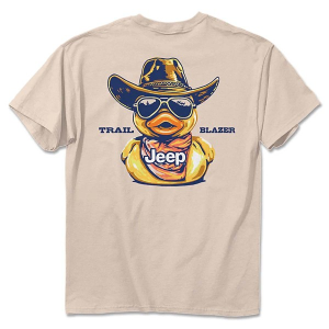Men's Jedco Jeep Duck Trail Blazer T-Shirt 2XLarge Ivory
