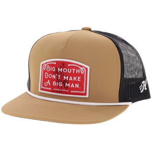 Men's Hooey John Wayne Red Patch Snapback Hat One Size Tan/Black