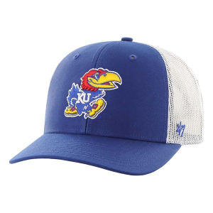 Kansas Jayhawks 47 Brand Trucker Adjustable Hat One Size Royal