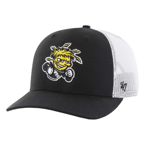 Wichita State Shockers 47 Brand Vault Tracker Adjustable Hat One Size Black/White
