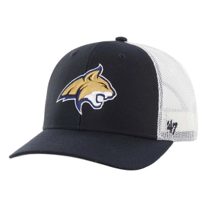 Montana State Bobcats 47 Brand Trucker Adjustable Hat One Size Navy