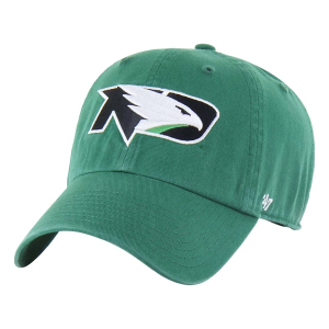 North Dakota Fighting Hawks 47 Brand Cleanup Adjustable Hat One Size Kelly Green