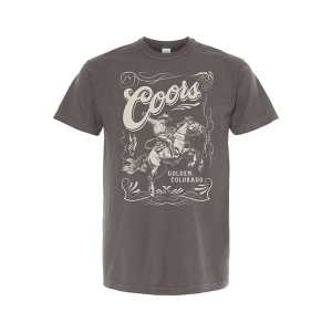 Men's Brew City COORS Grip It Rodeo T-Shirt XLarge Grey Heather