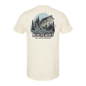 Men's Brew City Busch Wildlife On Water T-Shirt 2XLarge Natural