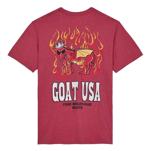 Kids' GOAT USA Dragon T-Shirt Large Cardinal
