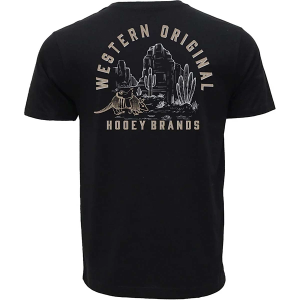 Men's Hooey Desert Dillo T-Shirt XLarge Black