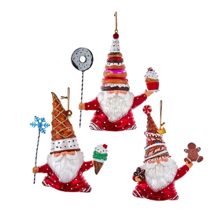 Kurt S. Adler Noble Gems Glass Gnome Ornament (Styles May Vary)