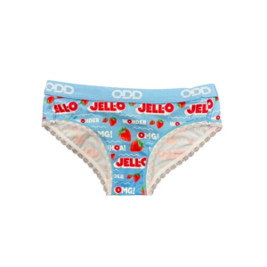 Girls' ODD SOX Jello Pattern Briefs Underwear Large Blue/Red