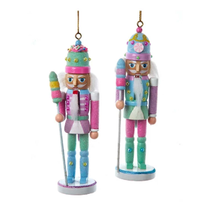 Kurt S. Adler 6" Bubblegum Nutcracker Ornament (Styles May Vary)