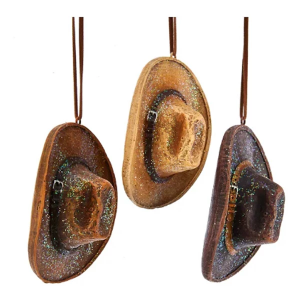 Kurt S. Adler Cowboy Hat Ornament (Colors May Vary)