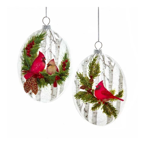 Kurt S. Adler Glass Cardinal Ornament (Styles May Vary)