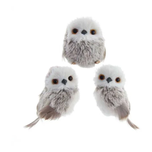 Kurt S. Adler Coffee and White Owl Ornament (Styles May Vary)