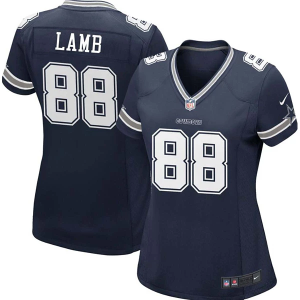 Women's Dallas Cowboys CeeDee Lamb #88 Nike Game Jersey Medium Navy