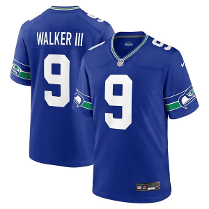 Seattle Seahawks Kenneth Walker III #9 Nike Alternate Game Jersey Small Royal