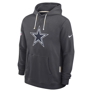 Dallas Cowboys Nike 2025 Sideline Standard Issue Hoodie 2XLarge Anthracite