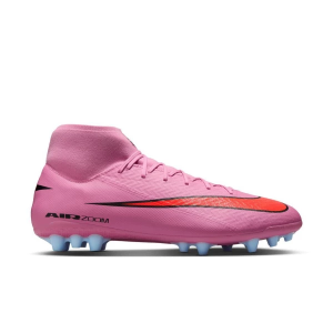 Adult Nike Mercurial Superfly 10 Academy AG Molded Soccer Cleats M7/W8.5 Magic Flamingo/Black/Total Crimson
