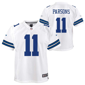 Dallas Cowboys Micah Parsons #11 Nike Game Kids' Jersey Medium White
