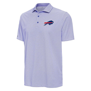 Buffalo Bills Antigua Pave Polo 2XLarge Dark Royal/White